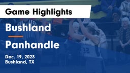 Bushland  vs Panhandle  Game Highlights - Dec. 19, 2023
