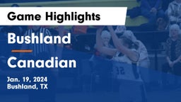Bushland  vs Canadian  Game Highlights - Jan. 19, 2024