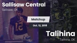 Matchup: Central  vs. Talihina  2018