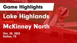 Lake Highlands  vs McKinney North  Game Highlights - Oct. 28, 2022