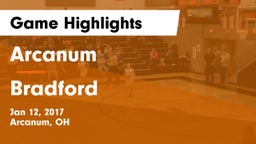 Arcanum  vs Bradford  Game Highlights - Jan 12, 2017