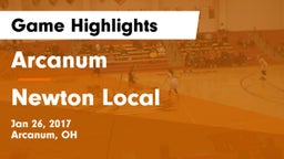 Arcanum  vs Newton Local  Game Highlights - Jan 26, 2017