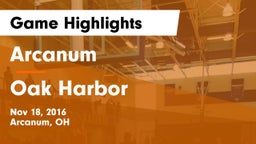 Arcanum  vs Oak Harbor  Game Highlights - Nov 18, 2016