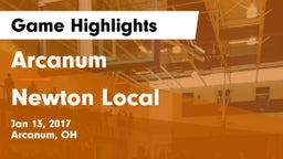 Arcanum  vs Newton Local  Game Highlights - Jan 13, 2017