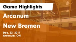 Arcanum  vs New Bremen  Game Highlights - Dec. 22, 2017