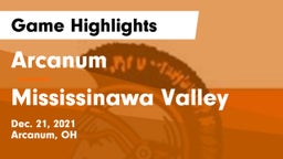 Arcanum  vs Mississinawa Valley  Game Highlights - Dec. 21, 2021
