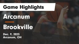 Arcanum  vs Brookville  Game Highlights - Dec. 9, 2023