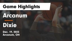 Arcanum  vs Dixie  Game Highlights - Dec. 19, 2023