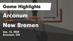 Arcanum  vs New Bremen  Game Highlights - Jan. 13, 2024