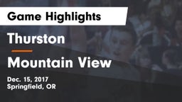 Thurston  vs Mountain View  Game Highlights - Dec. 15, 2017