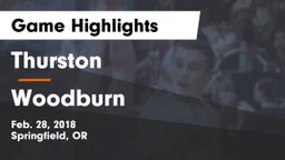 Thurston  vs Woodburn  Game Highlights - Feb. 28, 2018