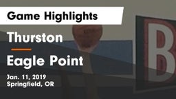 Thurston  vs Eagle Point  Game Highlights - Jan. 11, 2019