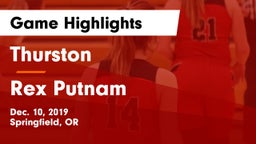 Thurston  vs Rex Putnam  Game Highlights - Dec. 10, 2019