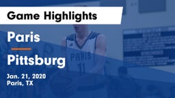 Paris  vs Pittsburg  Game Highlights - Jan. 21, 2020