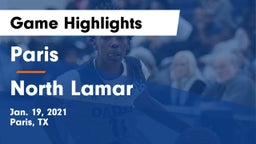 Paris  vs North Lamar  Game Highlights - Jan. 19, 2021