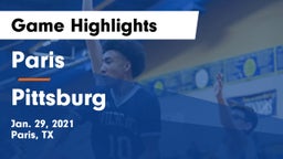 Paris  vs Pittsburg  Game Highlights - Jan. 29, 2021