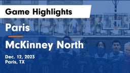 Paris  vs McKinney North  Game Highlights - Dec. 12, 2023