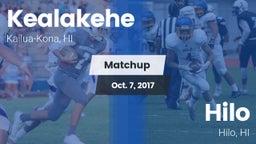 Matchup: Kealakehe High vs. Hilo  2017