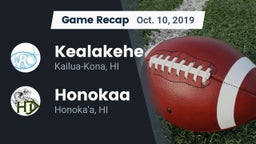 Recap: Kealakehe  vs. Honokaa  2019