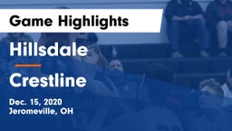 Hillsdale  vs Crestline  Game Highlights - Dec. 15, 2020