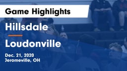 Hillsdale  vs Loudonville  Game Highlights - Dec. 21, 2020