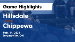 Hillsdale  vs Chippewa  Game Highlights - Feb. 14, 2021