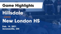 Hillsdale  vs New London HS Game Highlights - Feb. 14, 2021