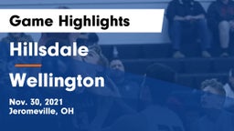 Hillsdale  vs Wellington  Game Highlights - Nov. 30, 2021