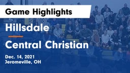 Hillsdale  vs Central Christian  Game Highlights - Dec. 14, 2021