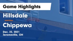 Hillsdale  vs Chippewa  Game Highlights - Dec. 22, 2021