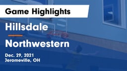 Hillsdale  vs Northwestern  Game Highlights - Dec. 29, 2021