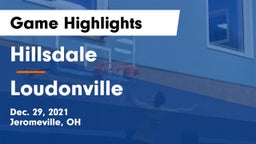 Hillsdale  vs Loudonville  Game Highlights - Dec. 29, 2021