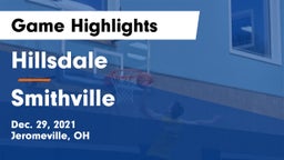 Hillsdale  vs Smithville  Game Highlights - Dec. 29, 2021
