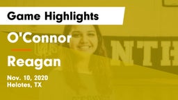 O'Connor  vs Reagan  Game Highlights - Nov. 10, 2020