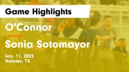 O'Connor  vs Sonia Sotomayor  Game Highlights - Jan. 11, 2023
