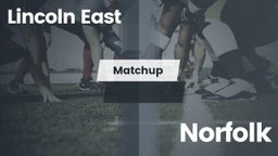 Matchup: Lincoln East vs. Norfolk  2016