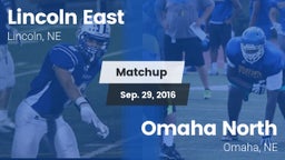 Matchup: Lincoln East vs. Omaha North  2016