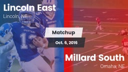 Matchup: Lincoln East vs. Millard South  2016