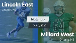 Matchup: Lincoln East vs. Millard West  2020