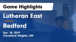 Lutheran East  vs Bedford  Game Highlights - Jan. 18, 2019