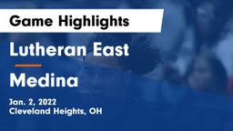 Lutheran East  vs Medina  Game Highlights - Jan. 2, 2022