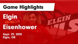 Elgin  vs Eisenhower  Game Highlights - Sept. 29, 2020