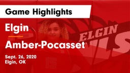 Elgin  vs Amber-Pocasset  Game Highlights - Sept. 26, 2020