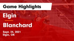 Elgin  vs Blanchard   Game Highlights - Sept. 24, 2021