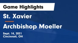 St. Xavier  vs Archbishop Moeller  Game Highlights - Sept. 14, 2021
