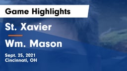St. Xavier  vs Wm. Mason  Game Highlights - Sept. 25, 2021