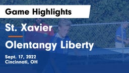 St. Xavier  vs Olentangy Liberty  Game Highlights - Sept. 17, 2022