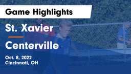 St. Xavier  vs Centerville Game Highlights - Oct. 8, 2022