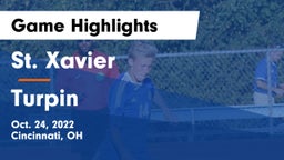 St. Xavier  vs Turpin  Game Highlights - Oct. 24, 2022