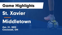 St. Xavier  vs Middletown  Game Highlights - Oct. 21, 2023